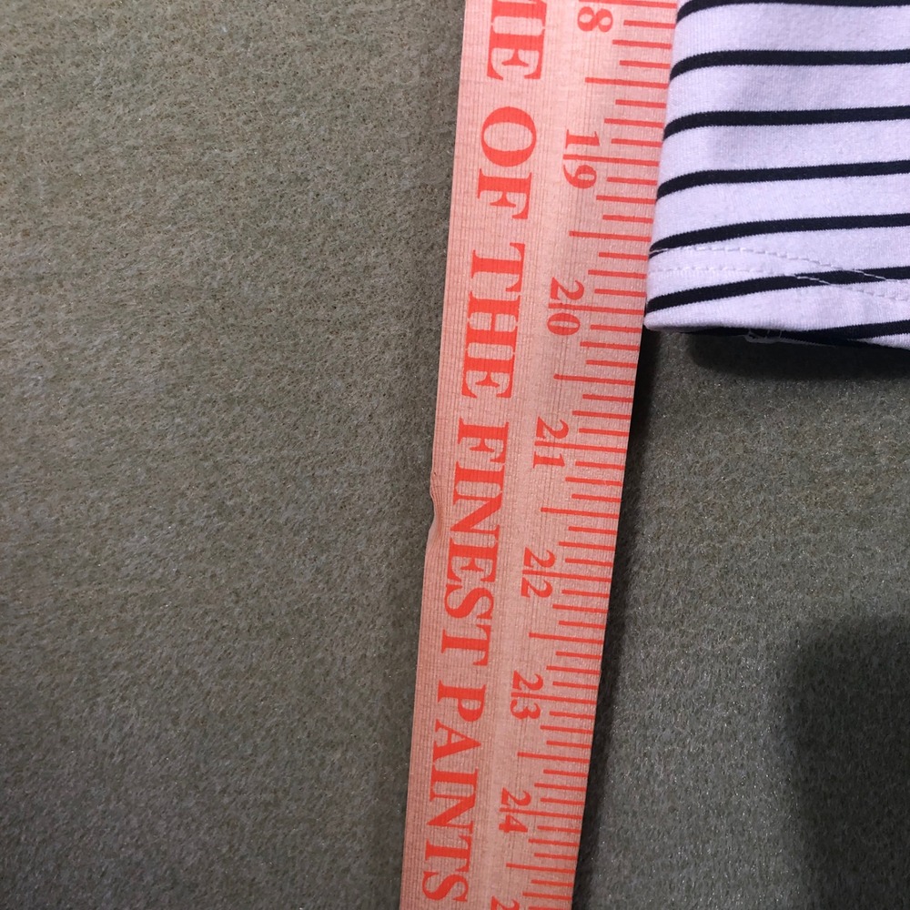 Athletic Works Active Dress Women XL White Black Striped Racerback Summer - Picture 14 of 15